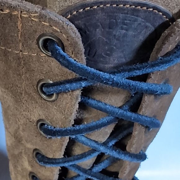 Walk Over Vintage Shoe Co USA Brown Combat Boot Lug Size 9 - Picture 8 of 10